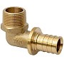 Угольник латунный для PEX труб 16-1/2'' под надвижную гильзу с наружной резьбой MVI SF.632.0404 купить в Воронеже | "Проконсим"