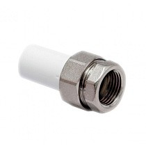 Муфты ПП трубные разъёмные DN 20-40 PN 25 с внутренней резьбой американка белые Valfex купить в Воронеже | "Проконсим"