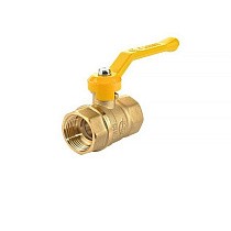 Краны латунные шаровые Галлоп газовые DN 40 PN 16 муфта-муфта рычаг купить в Воронеже | "Проконсим"