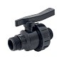 Кран шаровый ПЭ резьбовой НР-НР DN 1 1/2'' PN 10 купить в Воронеже | "Проконсим"