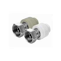 Муфта комбинированная с накидной гайкой Valfex, DN 25-32, PN 25, белая купить в Воронеже | "Проконсим"