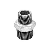 Ниппель чугунный DN 20-50 PN 16 переходный оцинкованный штуцер-штуцер Fittex Plus купить в Воронеже | "Проконсим"