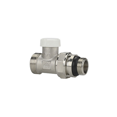 Клапан радиаторный VARMEGA VM10312 DN15x20 PN10 прямой настроечный G-1/2''х3/4'' еврокомус, с уплотнением штуцер купить в Воронеже | "Проконсим"