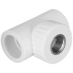  Тройник ПП 25-1/2'' PN25, белый, Valfex Pro 10127125-PRO (251411215) со склада Проконсим в Воронеже