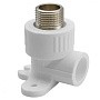 Угольник установочный ПП 20-1/2'' PN 25 с наружной резьбой белый РТП 10806 купить в Воронеже | "Проконсим"