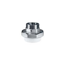 Муфты ПП DN 75-110 PN 25 разъёмные с наружной резьбой белые Valfex купить в Воронеже | "Проконсим"