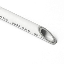  Труба полипропиленовая  Ду Ру длина 4 метр. толщина мм PRO AQUA SDR 6 (251139077) со склада Проконсим в Воронеже