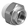 Муфта комбинированная ПП 20-3/4'' PN 25 разъёмная с внутренней резьбой белая VALFEX  купить в Воронеже | "Проконсим"