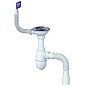 Сифон для мойки Unicorn В425, 40х50 гибкий отвод, 3 1/2'' х40 чаша из нержавеющей стали, прямоугольный перелив купить в Воронеже | "Проконсим"