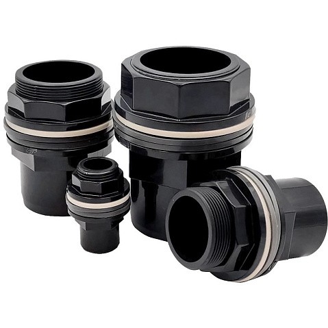 Танк-адаптер НПВХ DN 63х75-2 1/2" с наружной резьбой черный Aquaviva RERAKE063H купить в Воронеже | "Проконсим"