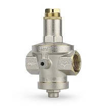 Регулятор давления DN 15-50 PN 16 мембранный никелированный под манометр VARMEGA купить в Воронеже | "Проконсим"