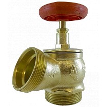 Клапан пожарный латунный угловой 125гр. Апогей КПЛ муфта-штуцер с датчиком ДППК купить в Воронеже | "Проконсим"