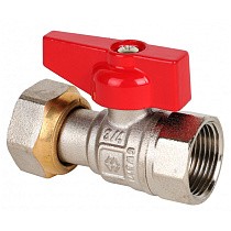 Краны латунные шаровые DN 15-20 PN 40 никелированные бабочка муфта-накидная гайка MVI BV.530 купить в Воронеже | "Проконсим"