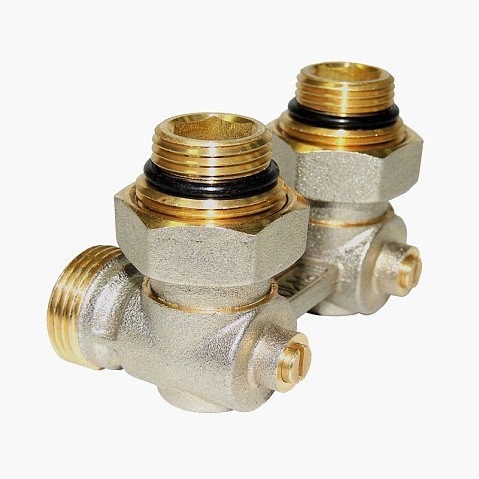 Узел нижнего подключения Vekotrim DN 15 PN 10 угловой двухтрубный 15-3/4'' с ниппелем, штуцер купить в Воронеже | "Проконсим"