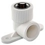 Угольник установочный ПП 20-1/2'' PN 25 с внутренней резьбой белый РТП 10797 купить в Воронеже | "Проконсим"