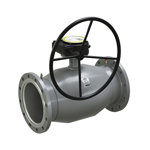 Кран стальной шаровой цельносварной LD Energy Regula, DN 125 PN 25, 350мм, стандартнопроходной, фланцевый с редуктором купить в Воронеже | "Проконсим"