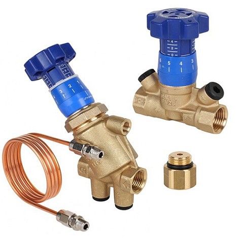 Комплект автоматической балансировки MVI BLN.DP1.04, DN 15 PN 25 (Регулятор перепада давления BL.510 +клапан балансировочный BL.210 +переходник BL.901.02) купить в Воронеже | "Проконсим"