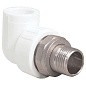 Угольник для радиатора ПП 20-3/4'' PN 25 с американкой белый РТП 14626 купить в Воронеже | "Проконсим"