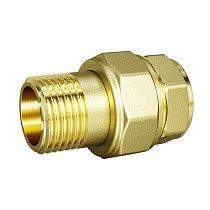 Американки латунные DN 15-50 PN 40 муфта-штуцер прямые LD Pride купить в Воронеже | "Проконсим"