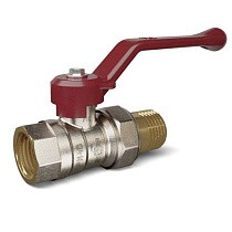 Краны латунные шаровые DN 15-32 PN 25-40 никелированные рычаг американка Temper серия 88 ГОСТ Р 59553 купить в Воронеже | "Проконсим"