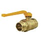 Кран латунный шаровой газовый 11Б27п DN40 PN40 рычаг муфта-штуцер БАЗ Standart купить в Воронеже | "Проконсим"