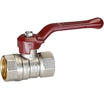 Краны латунные шаровые DN 15-50 PN 25-40 никелированные рычаг муфта-муфта Temper купить в Воронеже | "Проконсим"