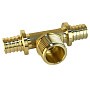 Тройник латунный для PEX труб 16-1/2''-16 PN 16 S-2,2мм под надвижную гильзу Valfex VF.433.AF купить в Воронеже | "Проконсим"