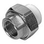Муфта комбинированная ПП 20-1'' PN 25 разъёмная с внутренней резьбой белая РТП 10614 купить в Воронеже | "Проконсим"