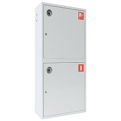  Шкаф пожарный  ШПК-320 НЗБ навесной закрытый белый (540х1300х230) (930004021) со склада Проконсим в Воронеже