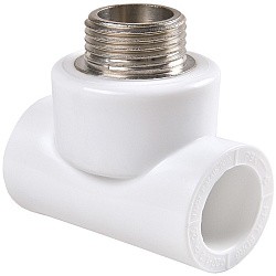  Тройник ПП 25-1/2'' PN 25 белый РВК 20806 (930659252) со склада Проконсим в Воронеже