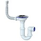 Сифон для мойки Unicorn Y411, без отвода, 3 1/2'' х40 чаша из нержавеющей стали, круглый перелив купить в Воронеже | "Проконсим"