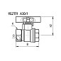 Кран латунный шаровой 11Б27п1 DN15 PN40 бабочка муфта-муфта БАЗ Standart купить в Воронеже | "Проконсим"
