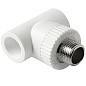 Тройник комбинированный ПП 32-1/2'' PN 25 с наружной резьбой белый Pro Aqua PA25015 купить в Воронеже | "Проконсим"
