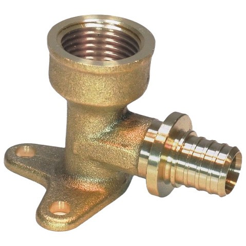 Угольник латунный (водорозетка) для PEX труб 20-1/2'' с внутренней резьбой под надвижную гильзу Hipex типS HFWS00056 купить в Воронеже | "Проконсим"