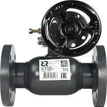 Краны стальные шаровые регулирующие DN 65-600 PN 16 цельносварные фланцевые с редуктором JIP-FF РИДАН купить в Воронеже | "Проконсим"