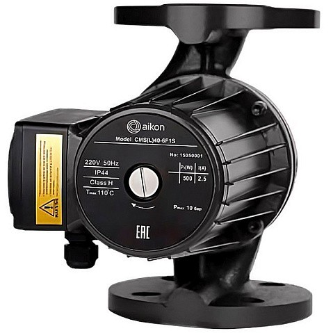 Насос циркуляционный PN 10,L 220, 500Вт 1х220В с мокрым ротором AIKON CMS(L)32-12F1S 1 скорость с квадратными фланцами, 110гр. купить в Воронеже | "Проконсим"