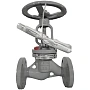 Клапан запорный (вентиль) 15с65нж DN 50 PN 16 230мм фланцевый класс A до 450гр. СибЗТА