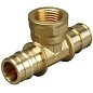 Тройник латунный для PEX-PEX труб 16-1/2''-16 PN 10 OP под надвижную гильзу с внутренней резьбой ONE PLUS купить в Воронеже | "Проконсим"