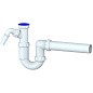 Сифон для умывальника Unicorn Y510V, 40х40 прямой отвод, 1 1/2'' х40 преходник 40х32 купить в Воронеже | "Проконсим"