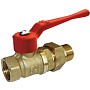 Краны латунные шаровые 11Б27п1 DN 25-32 PN 40 рычаг американка БАЗ А.А31.1 купить в Воронеже | "Проконсим"
