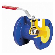 Кран шаровой DN 200 PN 16 чугунный 400мм уплотнение PTFE фланцевый полный проход с ISO Zetkama zBAL.565  купить в Воронеже | "Проконсим"