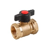 Кран шаровой латунный DN 15-20 PN 16 для 2-трубной системы муфта-муфта купить в Воронеже | "Проконсим"