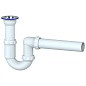 Сифон для умывальника Unicorn Y110, 40х40 прямой отвод, 1 1/2'' х40 чаша из нержавеющей стали купить в Воронеже | "Проконсим"