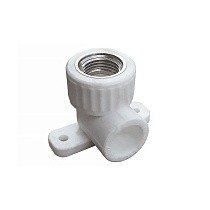 Угольники установочные ПП DN 20-25 PN 25 с внутренней резьбой белые PlasticPro купить в Воронеже | "Проконсим"
