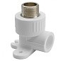 Угольник установочный ПП 20-1/2'' PN 25 с наружной резьбой белый РТП 10806 купить в Воронеже | "Проконсим"