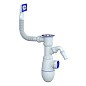 Сифон для мойки Unicorn В440V, без отвода, 1 1/2'' х40 чаша из нержавеющей стали, прямоугольный перелив купить в Воронеже | "Проконсим"