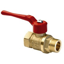 Краны латунные шаровые 11Б27п1 DN 15-40 PN 40 рычаг муфта-штуцер БАЗ Standart купить в Воронеже | "Проконсим"