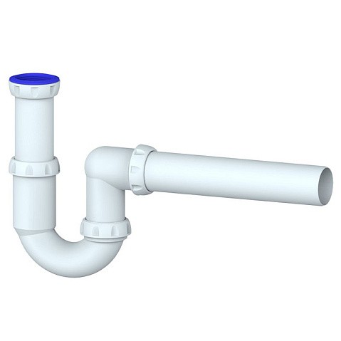 Сифон для умывальника Unicorn Y415, 40х40 прямой отвод, 1 1/2'' х40 преходник 40х32 купить в Воронеже | "Проконсим"
