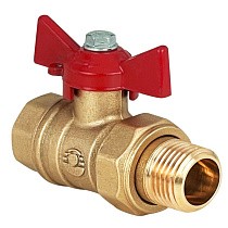 Краны латунные шаровые 11Б27фт1М DN 15-32 PN 40 бабочка-американка Valfex.230 DeltaPro купить в Воронеже | "Проконсим"