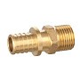 Муфта латунная для PEX DN 16 с наружной резьбой 1/2'' под надвижную гильзу PLP купить в Воронеже | "Проконсим"